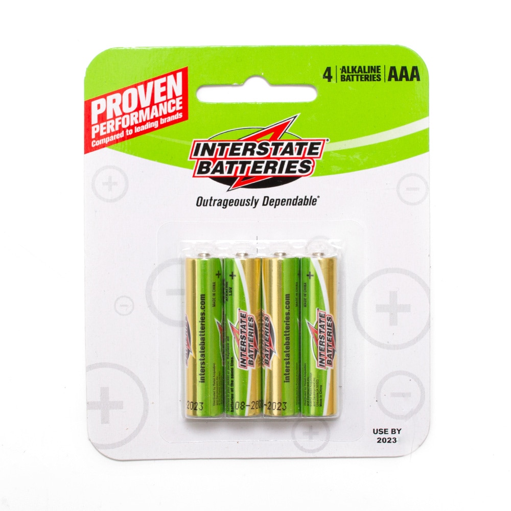 Interstate Batteries, Battery, Tech, AAA, 4 pack, 20970
